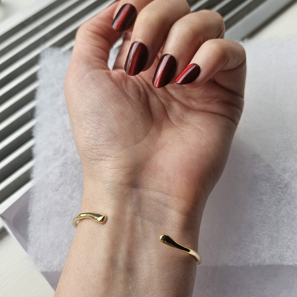 NWOT Alexis BittarCrystal Encrusted Solanles Cuff Bracelet - Picture 11 of 12